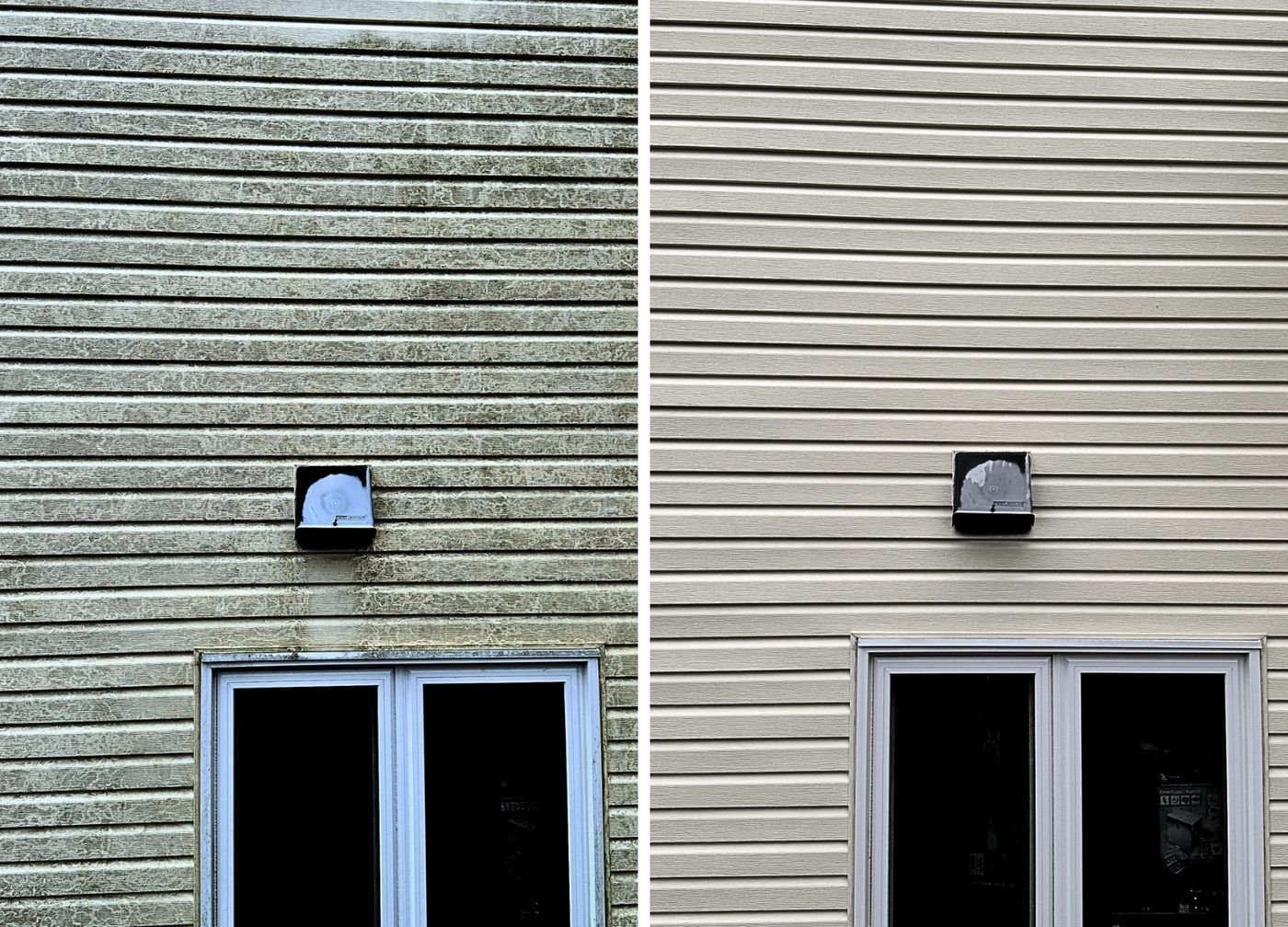 House soft wash result in the HRM